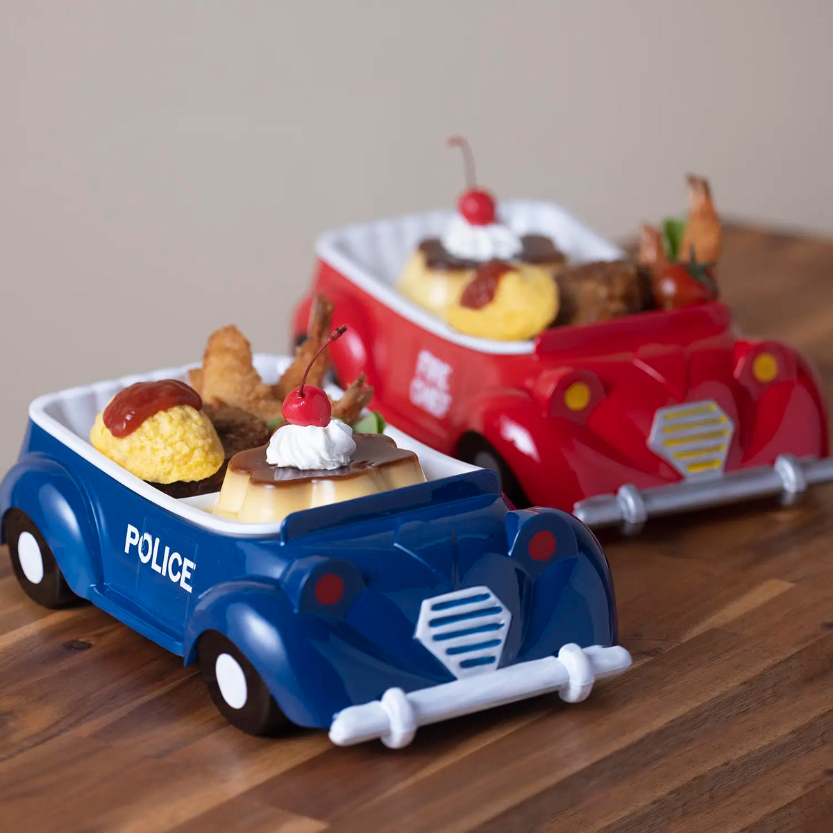 EBM ABS Resin Kids Plate Police Car