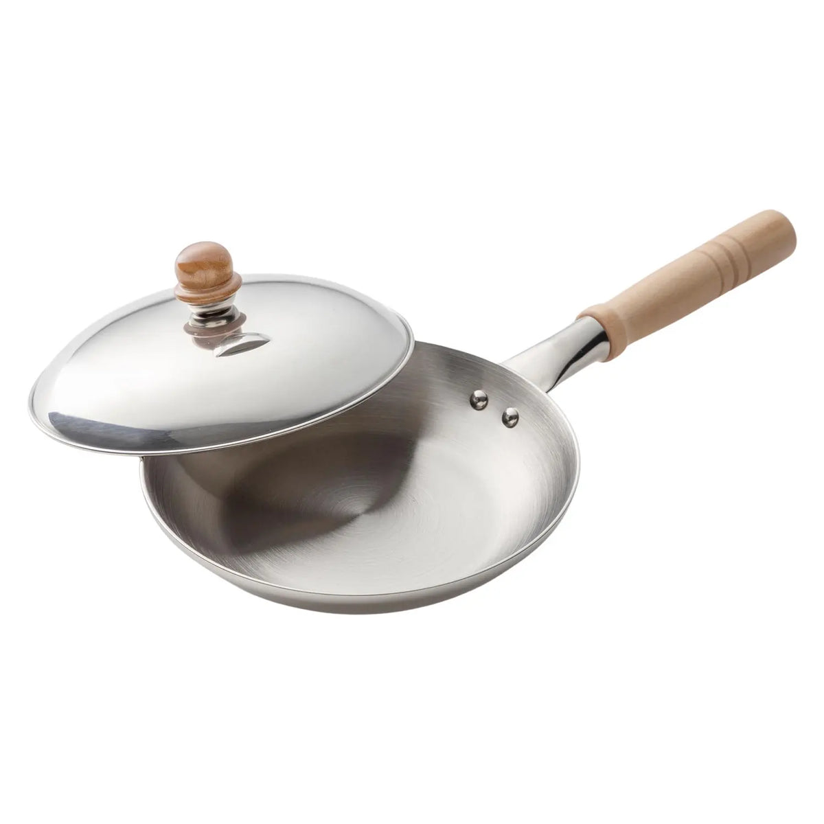 Fujinosu 3 Ply Stainless Steel Induction Oyakodon Pan with Lid