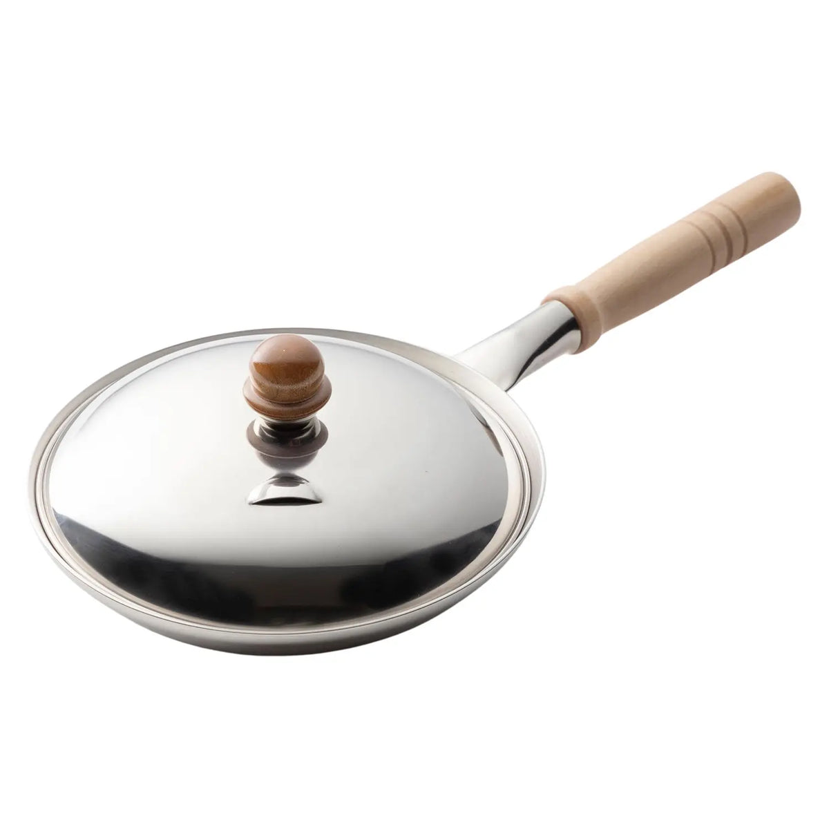 Fujinosu 3 Ply Stainless Steel Induction Oyakodon Pan with Lid