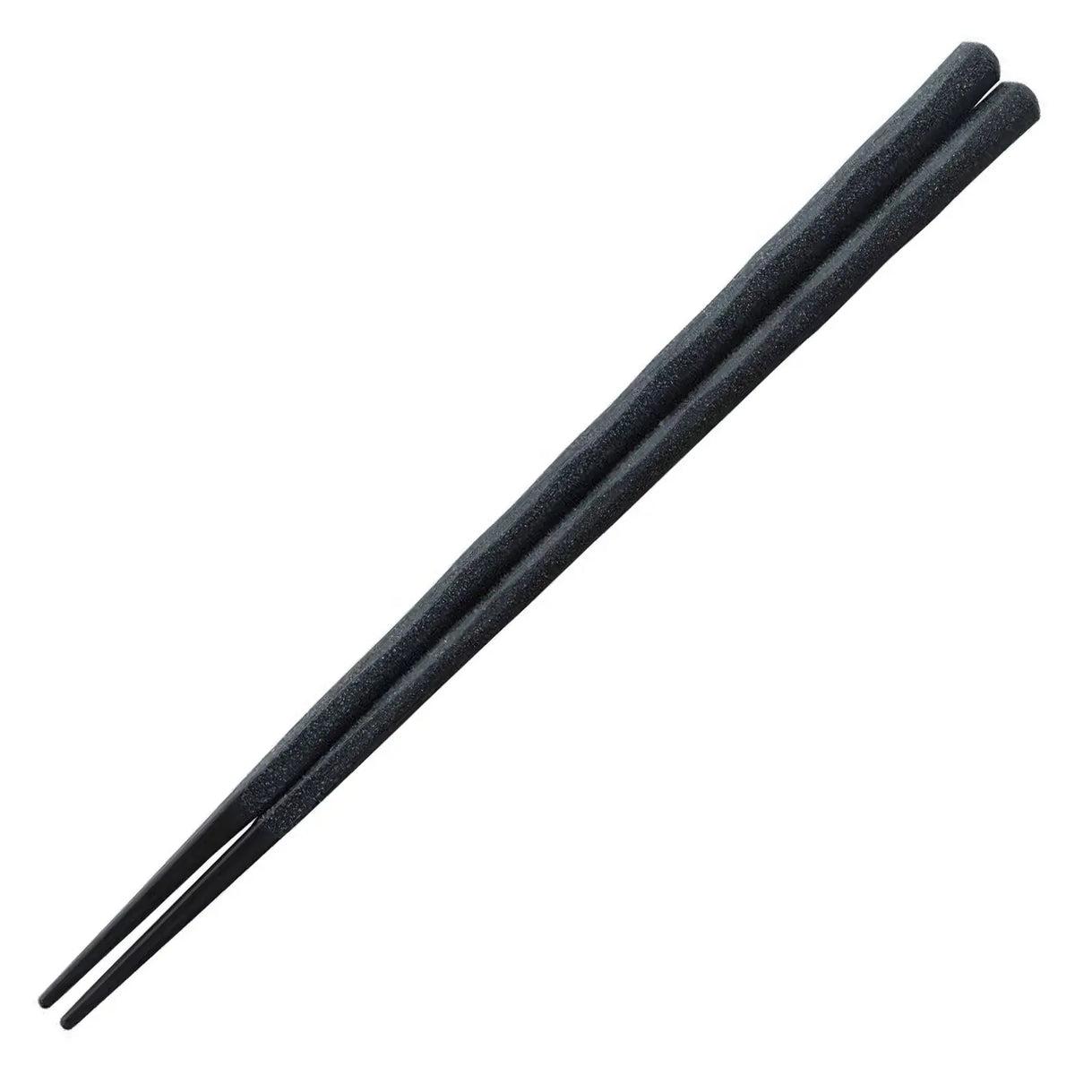 Fukui Craft PBT Resin Hexagonal Rough-Carved Lacquered Non-Slip Chopsticks 22.5cm