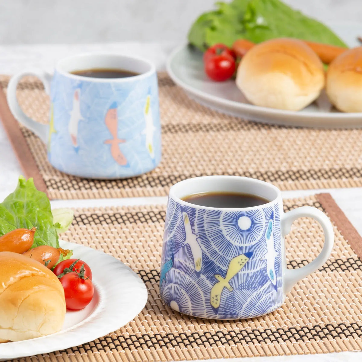 Harekutani Porcelain Seagull Mug