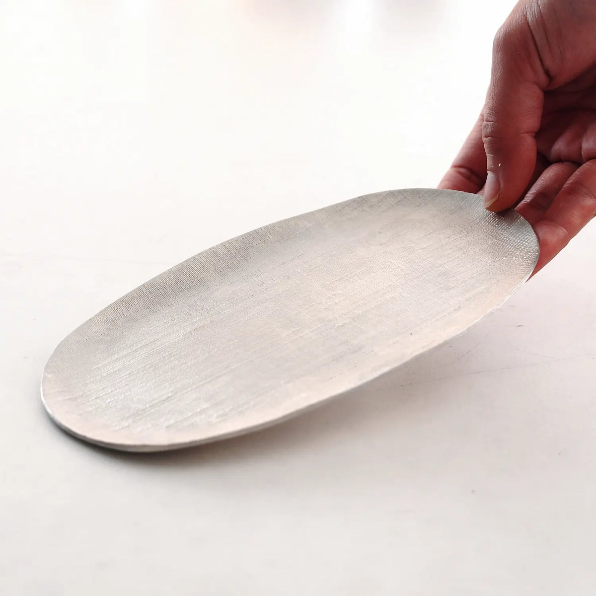 Nousaku Nunome Tin Long Plate