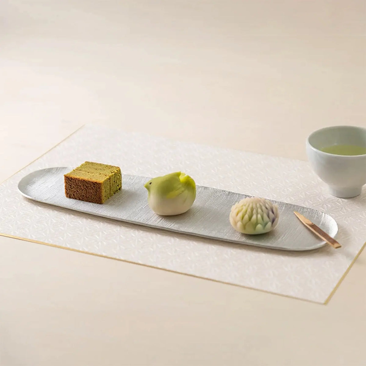 Nousaku Nunome Tin Long Plate