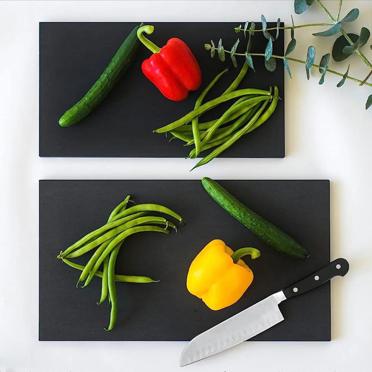 Parker Asahi Cookin Cut Synthetic Rubber Antibacterial Cutting Board Black