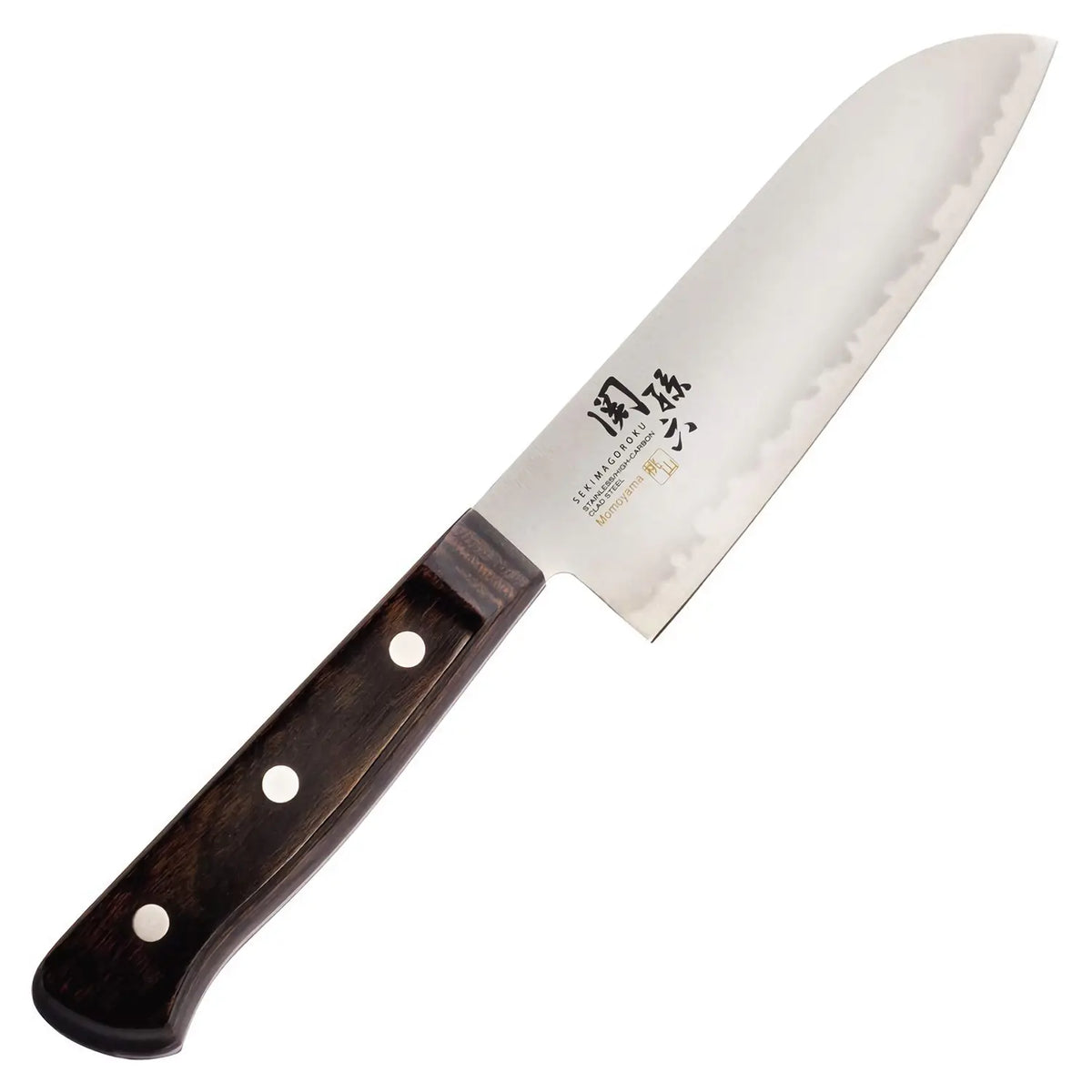 Seki Magoroku Momoyama Stainless Steel Santoku Knife