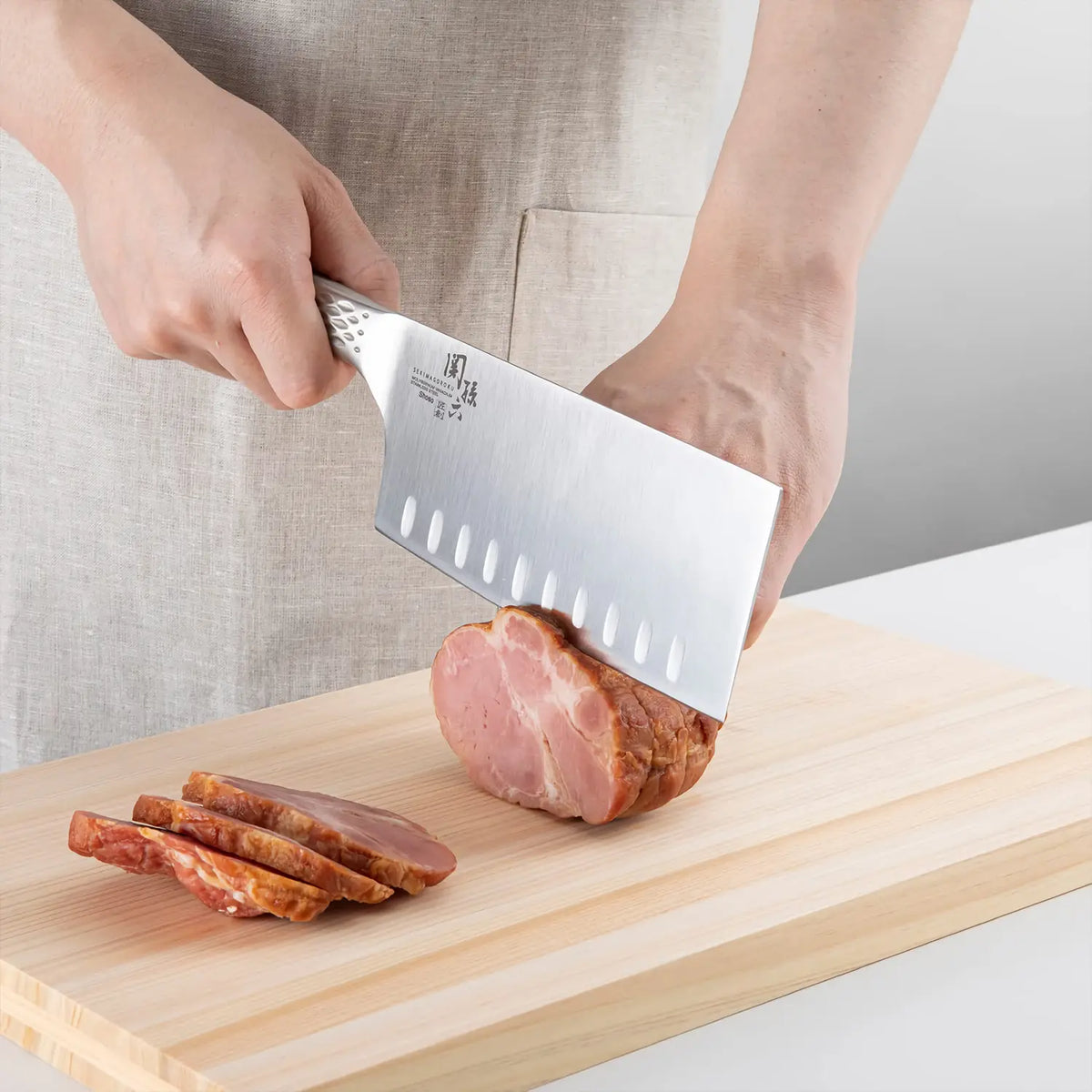 Seki Magoroku Shousou Stainless Steel Chinese Cleaver