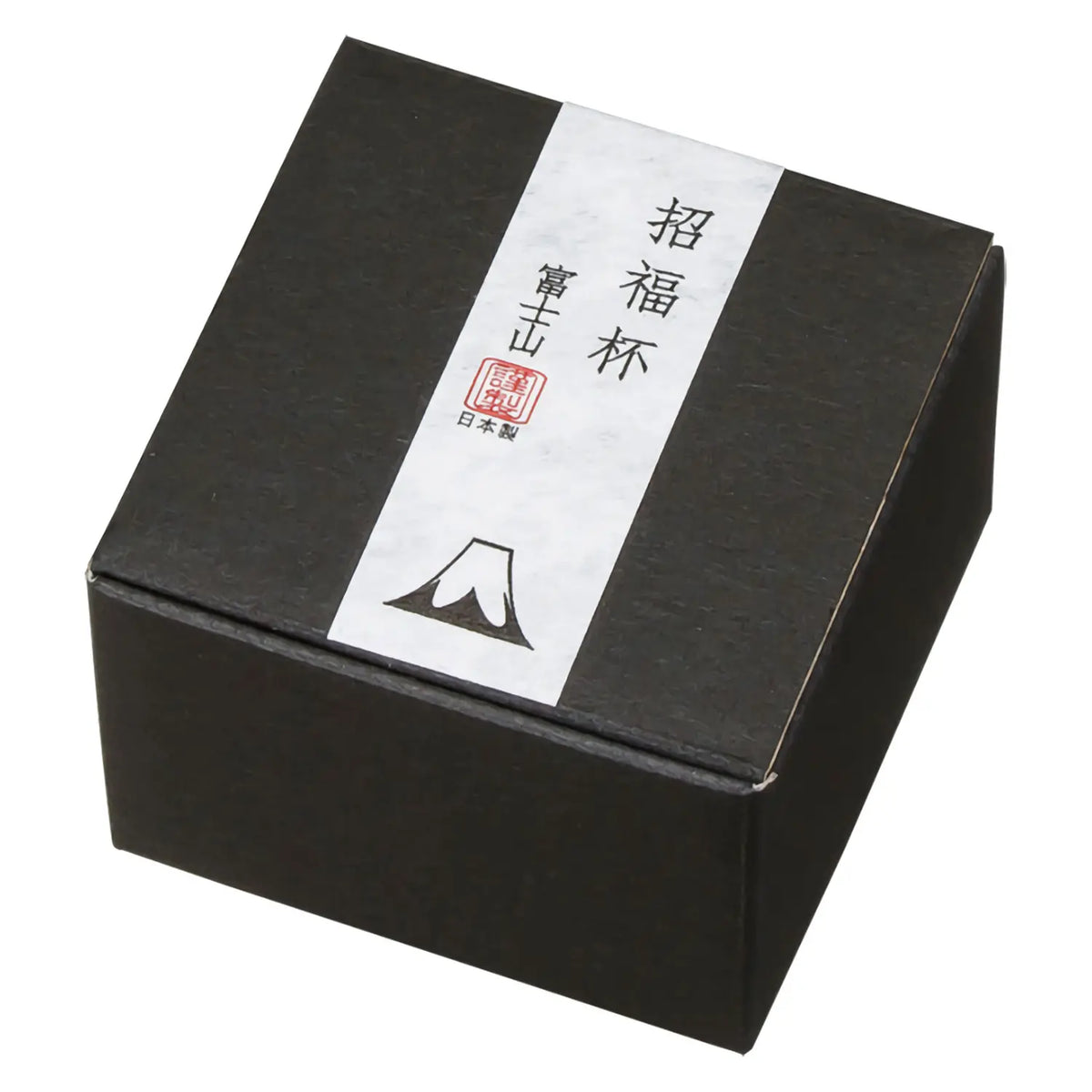 Toyo Sasaki Glass Mt. Fuji Soda Lime Glass Cold Sake Cup Navy Blue