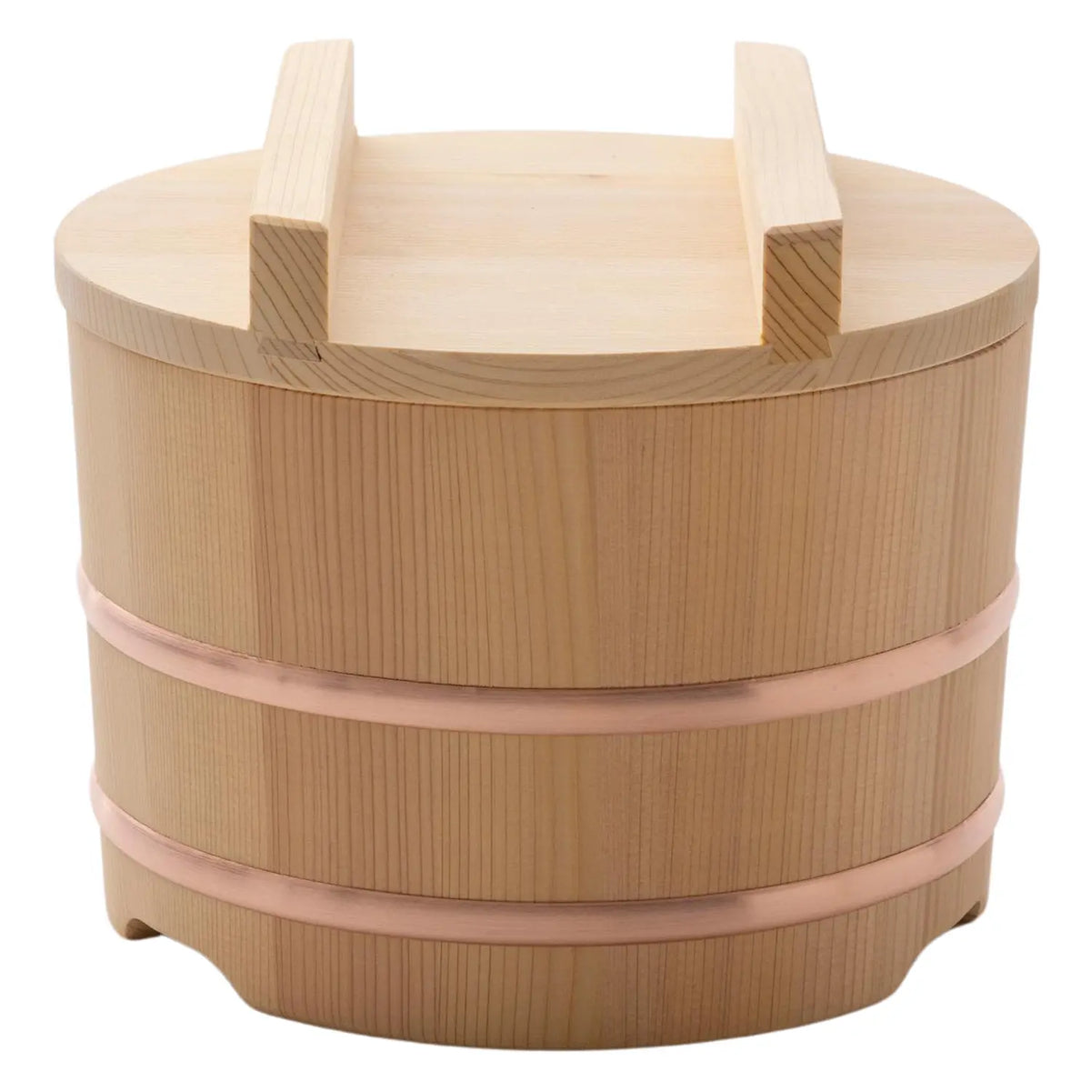 Yamacoh Ohitsu Sawara Wooden Rice Container (Nosebitsu)