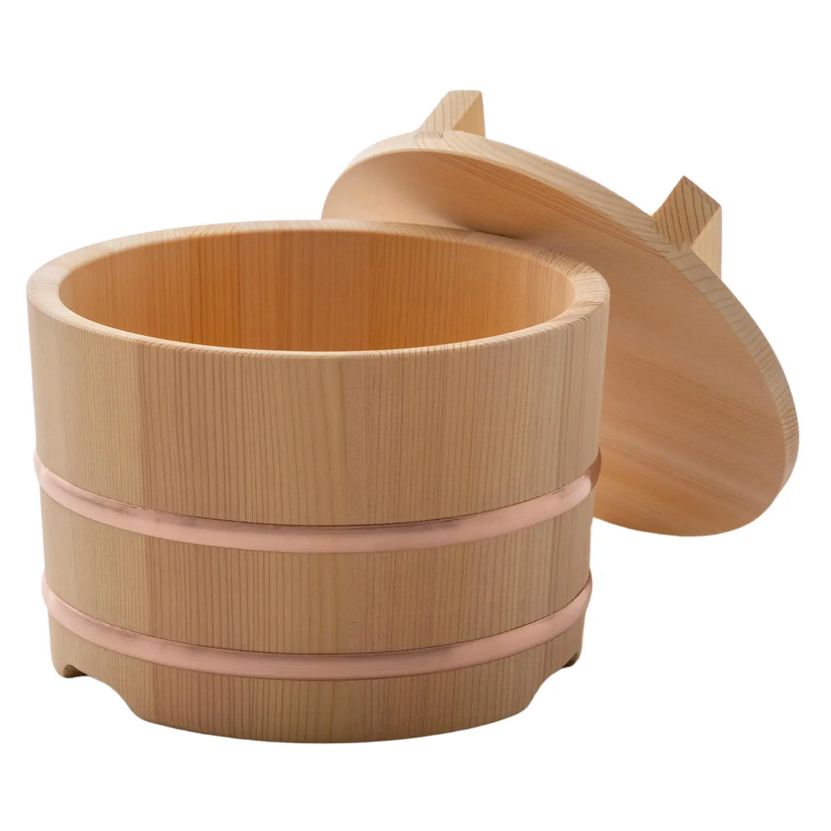 Yamacoh Ohitsu Sawara Wooden Rice Container (Nosebitsu)