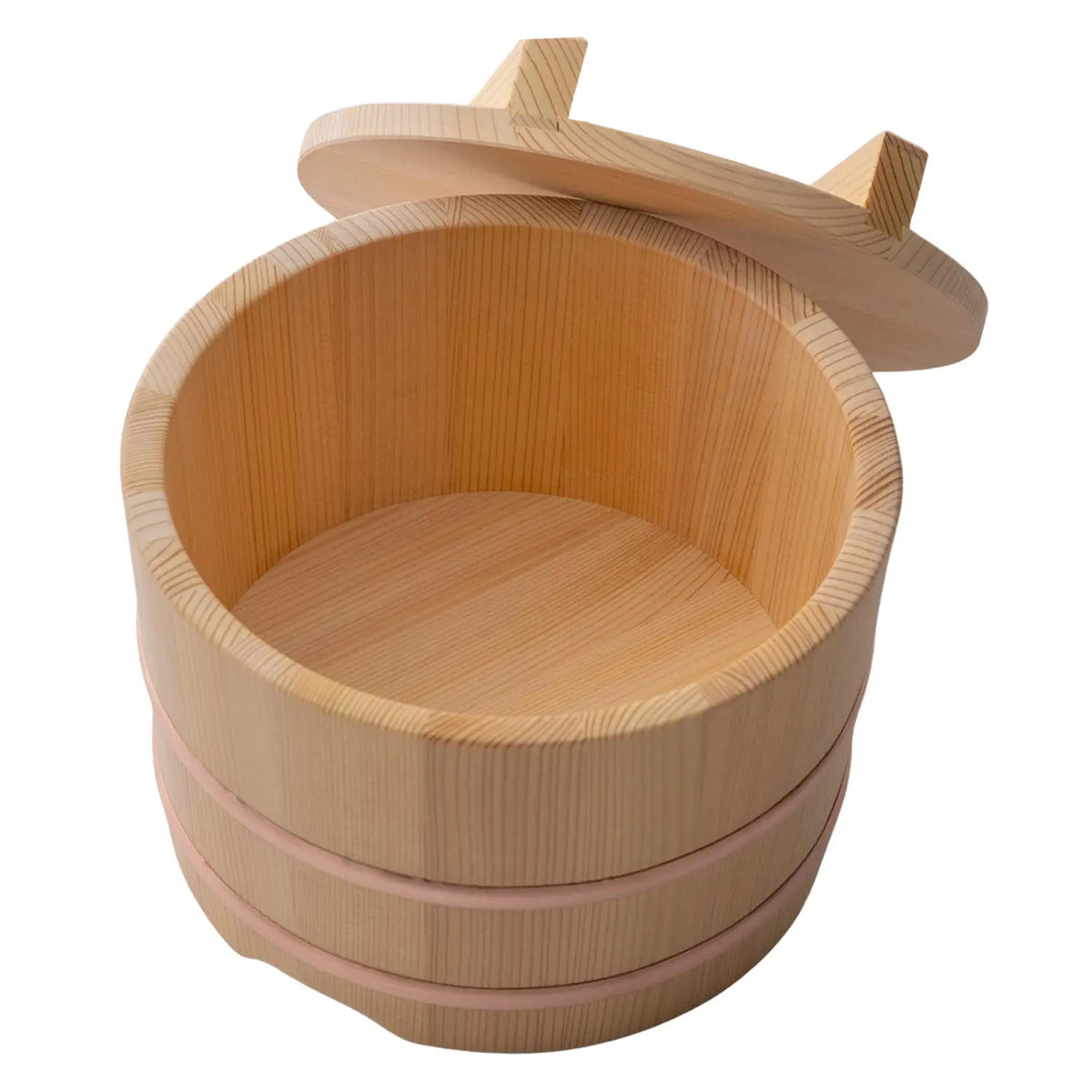 Yamacoh Ohitsu Sawara Wooden Rice Container (Nosebitsu)