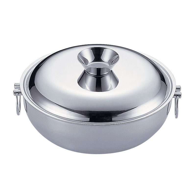 Sampo Sangyo Stainless Steel Shabu Shabu Hot Pot with Divider