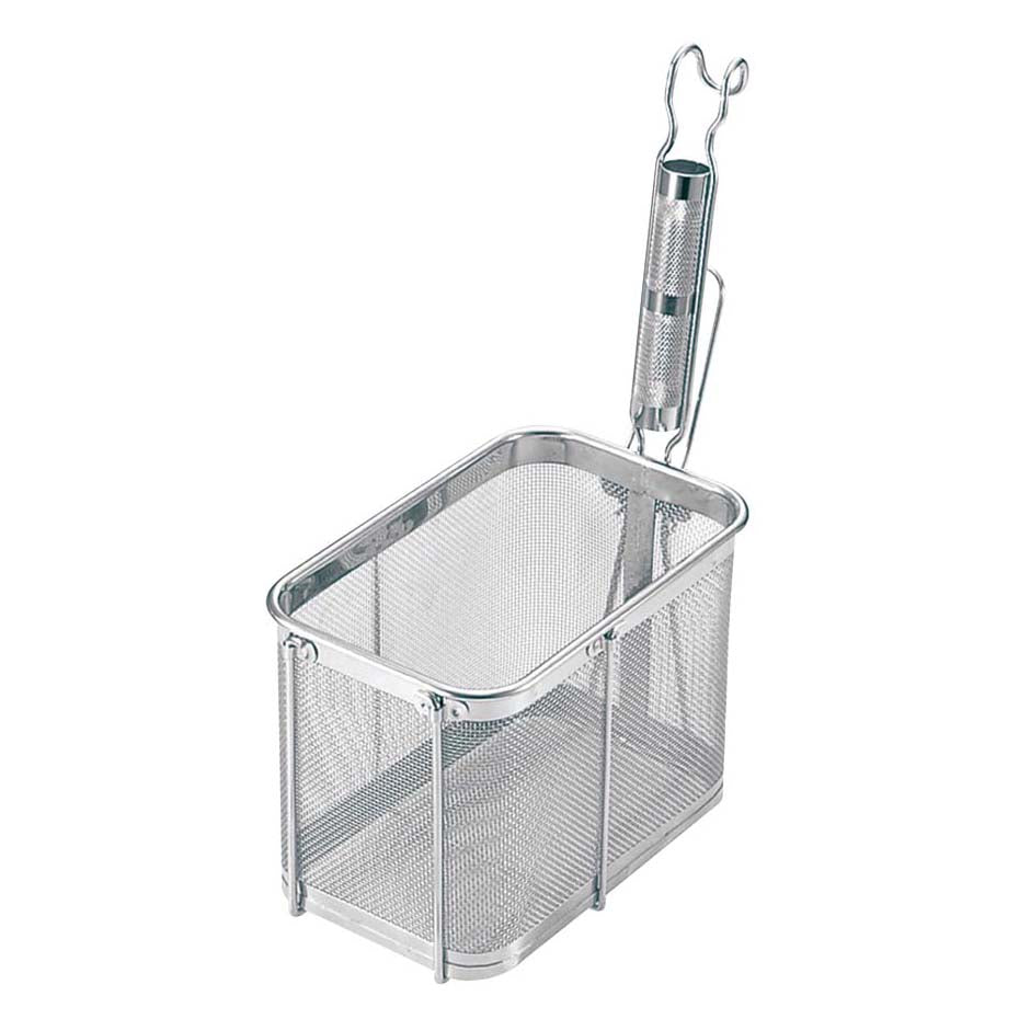 Three Snow Tebo Deep Square Noodle Strainer with Stainless Handle
