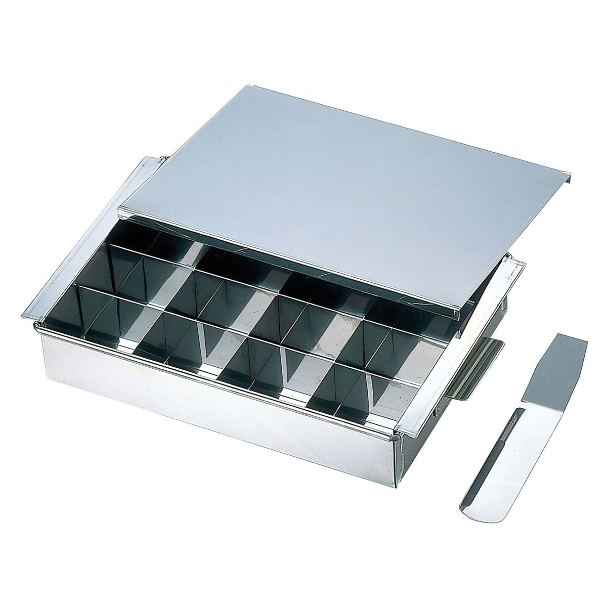 Asano Stainless Steel Tamago-Dofu Mold with Lid for 16 pcs