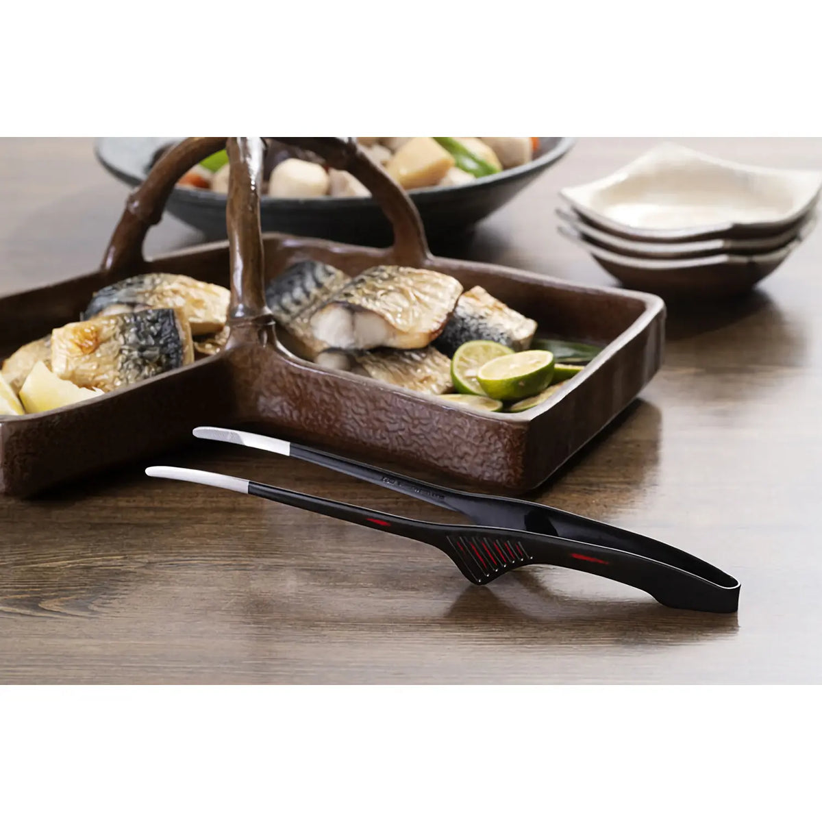 EBM Stainless Steel Clever Chopstick Tongs