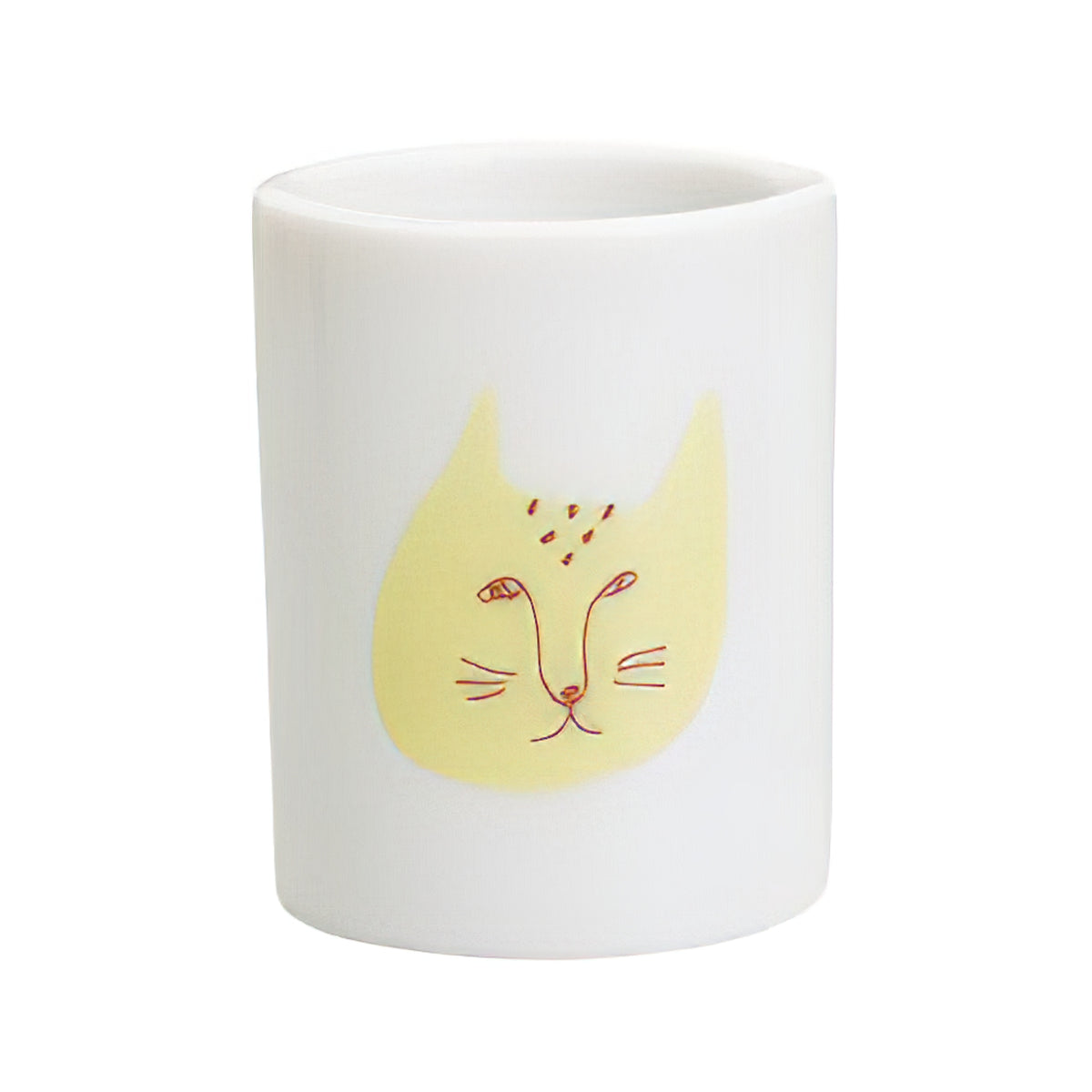 Harekutani Porcelain Cat Toothbrush Stand