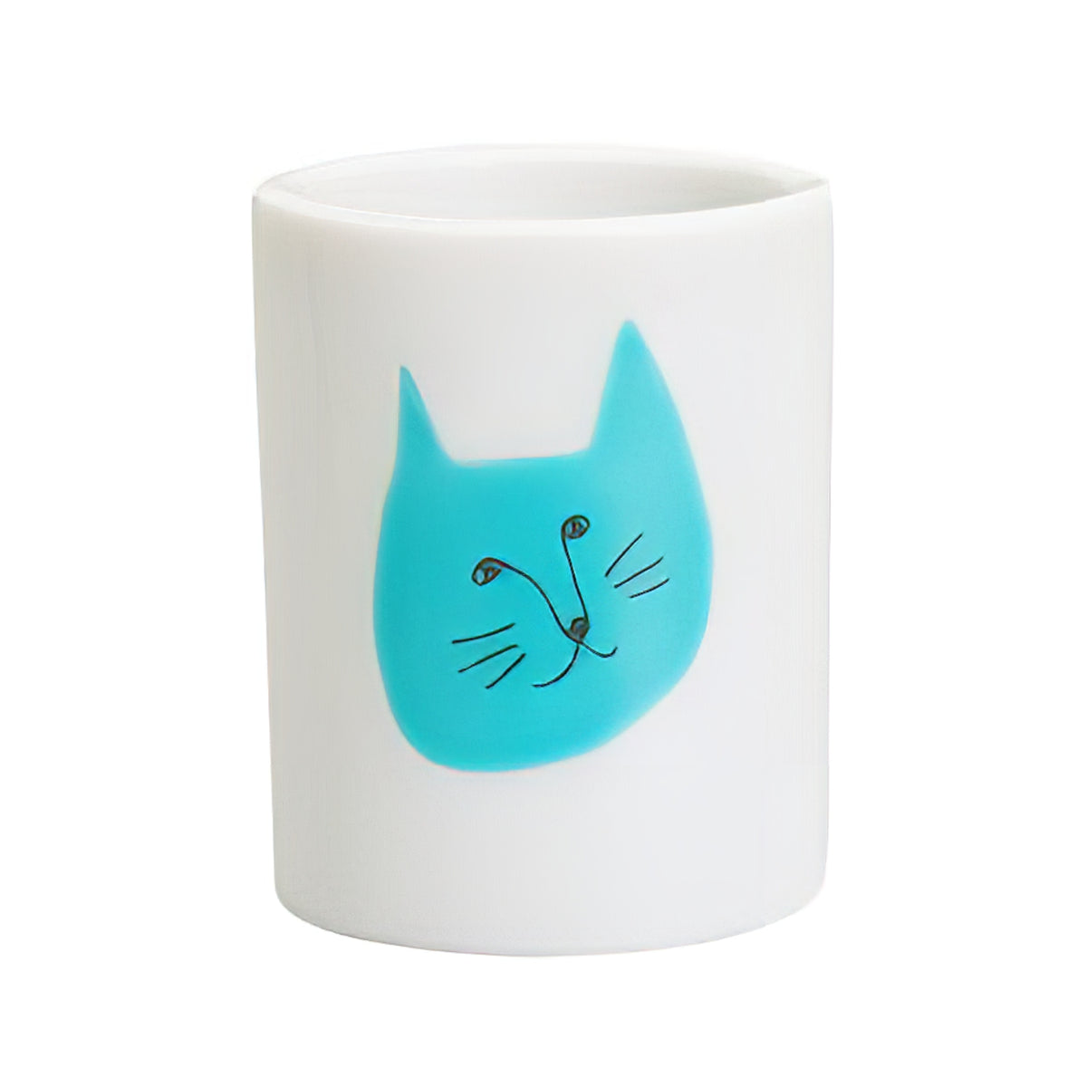 Harekutani Porcelain Cat Toothbrush Stand