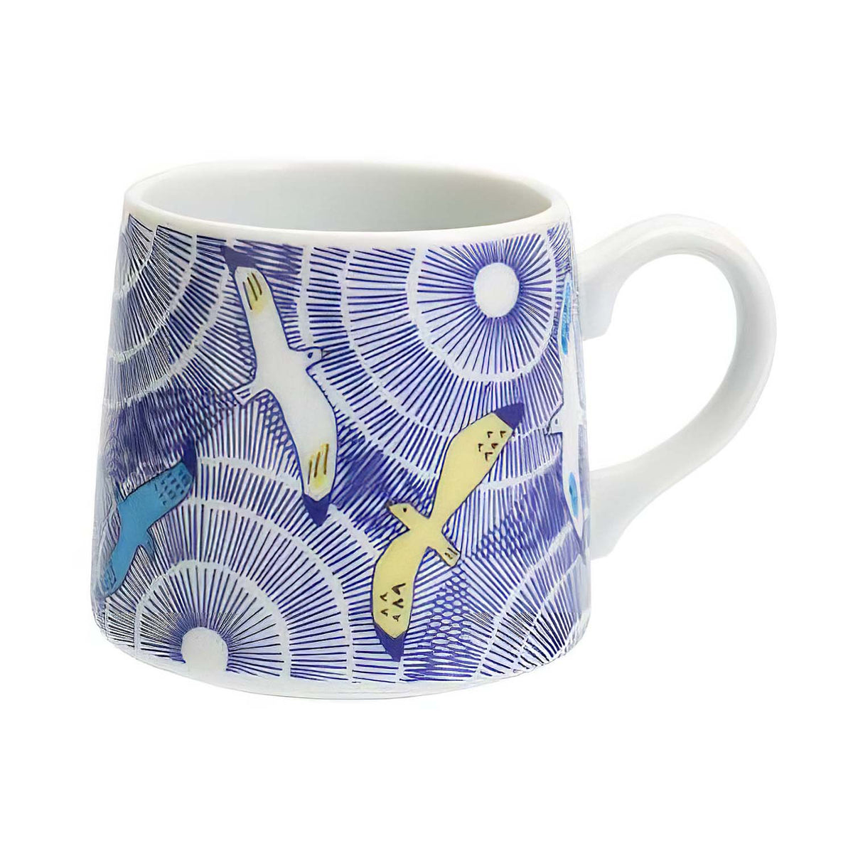 Harekutani Porcelain Seagull Mug