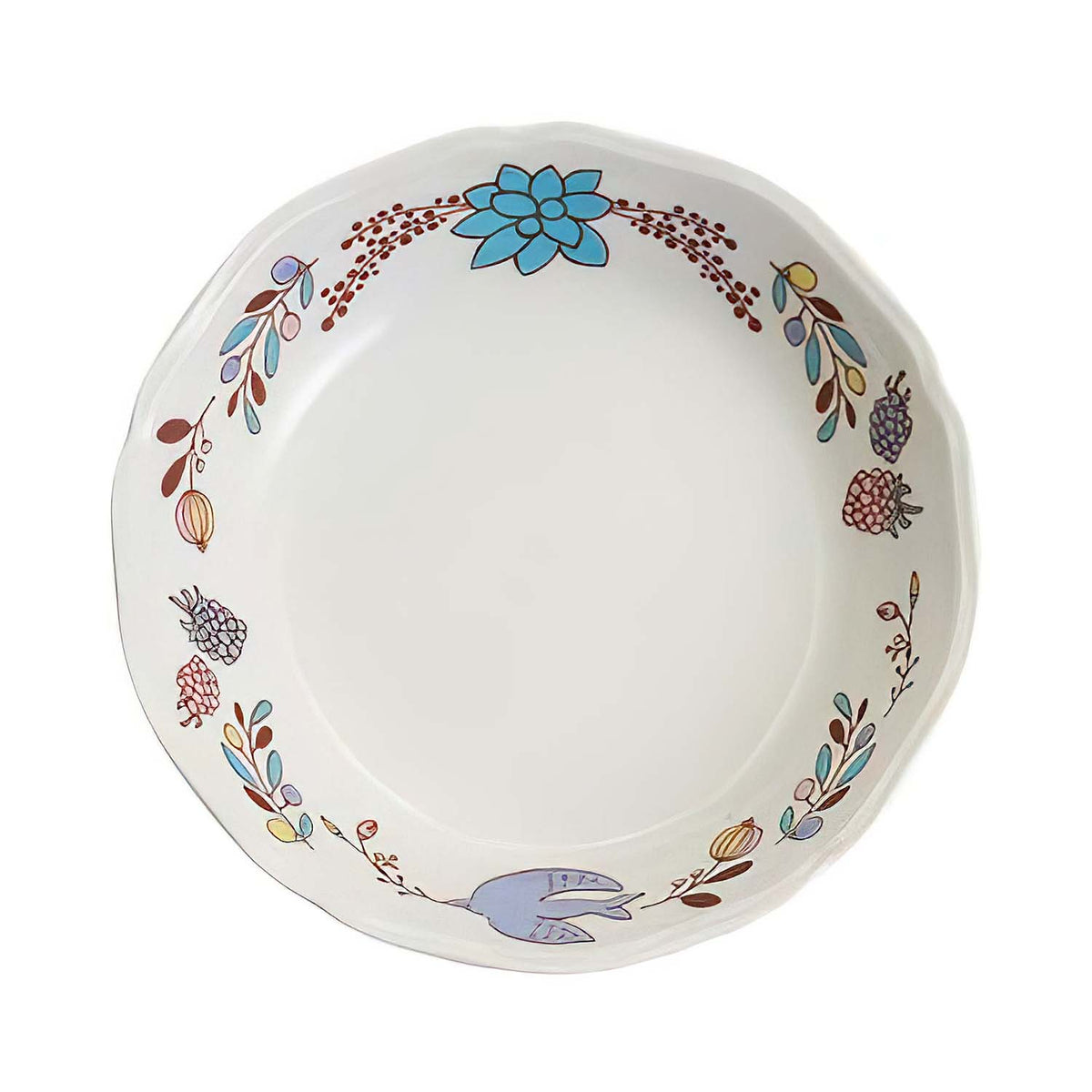 Harekutani Porcelain Tree Nuts Bird Bowl