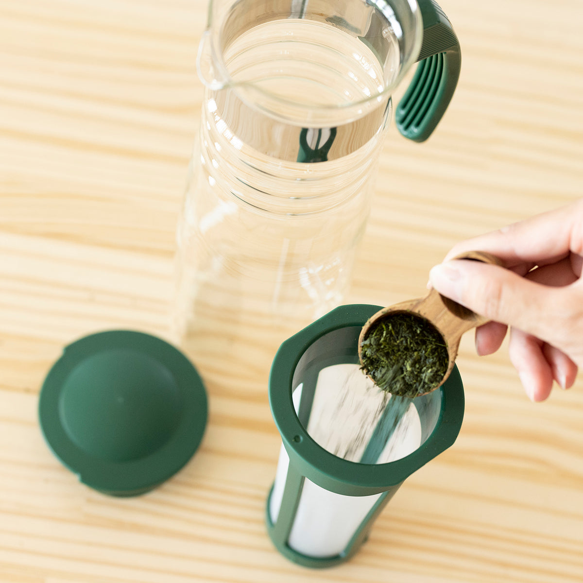 Hario Heat Resistant Glass Iced Tea Brewer with Handle 1.2L