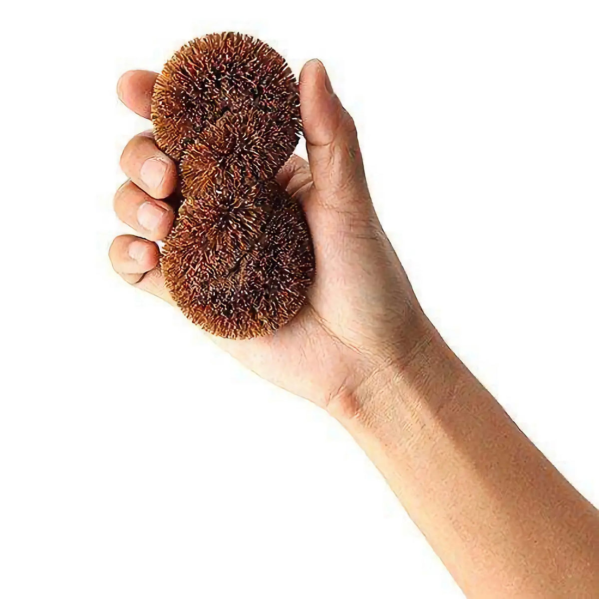 Kamenoko Tawashi Coconut Coir Fiber Twisted Dish Scrubber (Brown)
