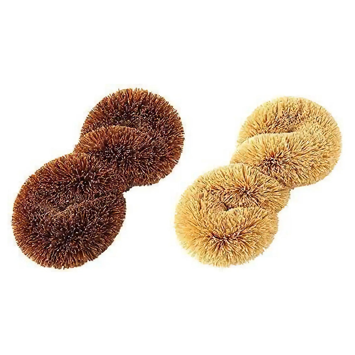 Kamenoko Tawashi Coconut Coir Fiber Twisted Dish Scrubber (Brown)