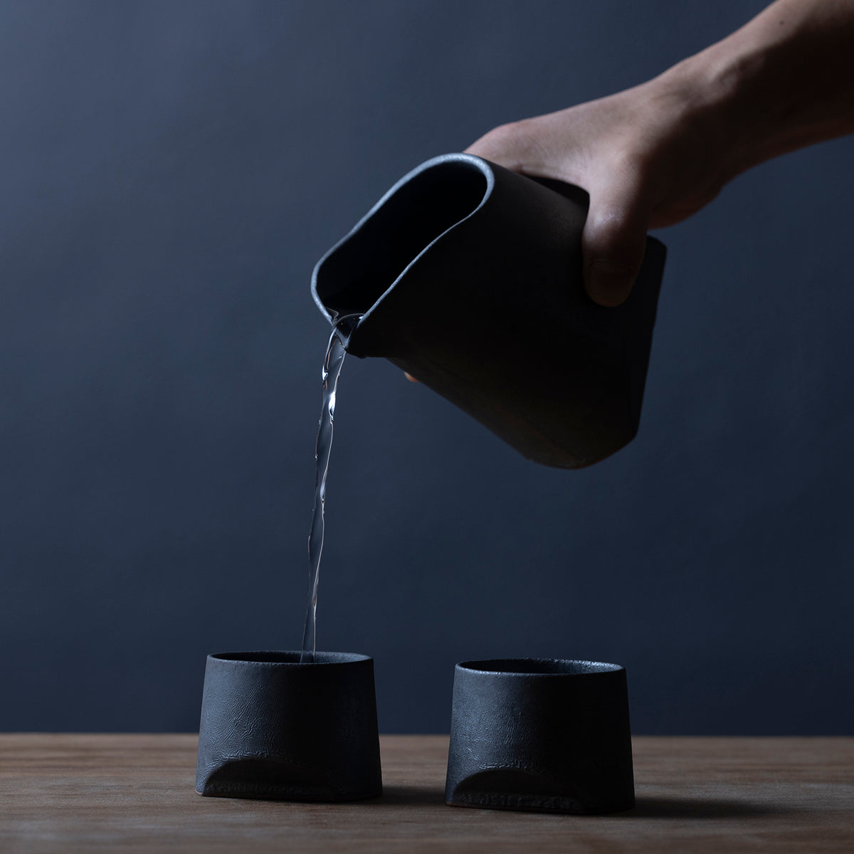 Marumi Yasuda Kawara TSUKI Ceramic Guinomi Sake Cup