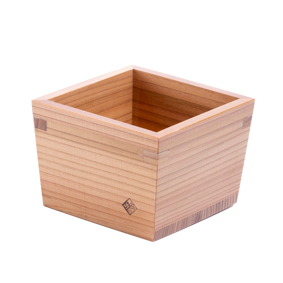 Miranda Style Omoeraku Handcrafted Japanese Cedar Masu Box Sake Cup