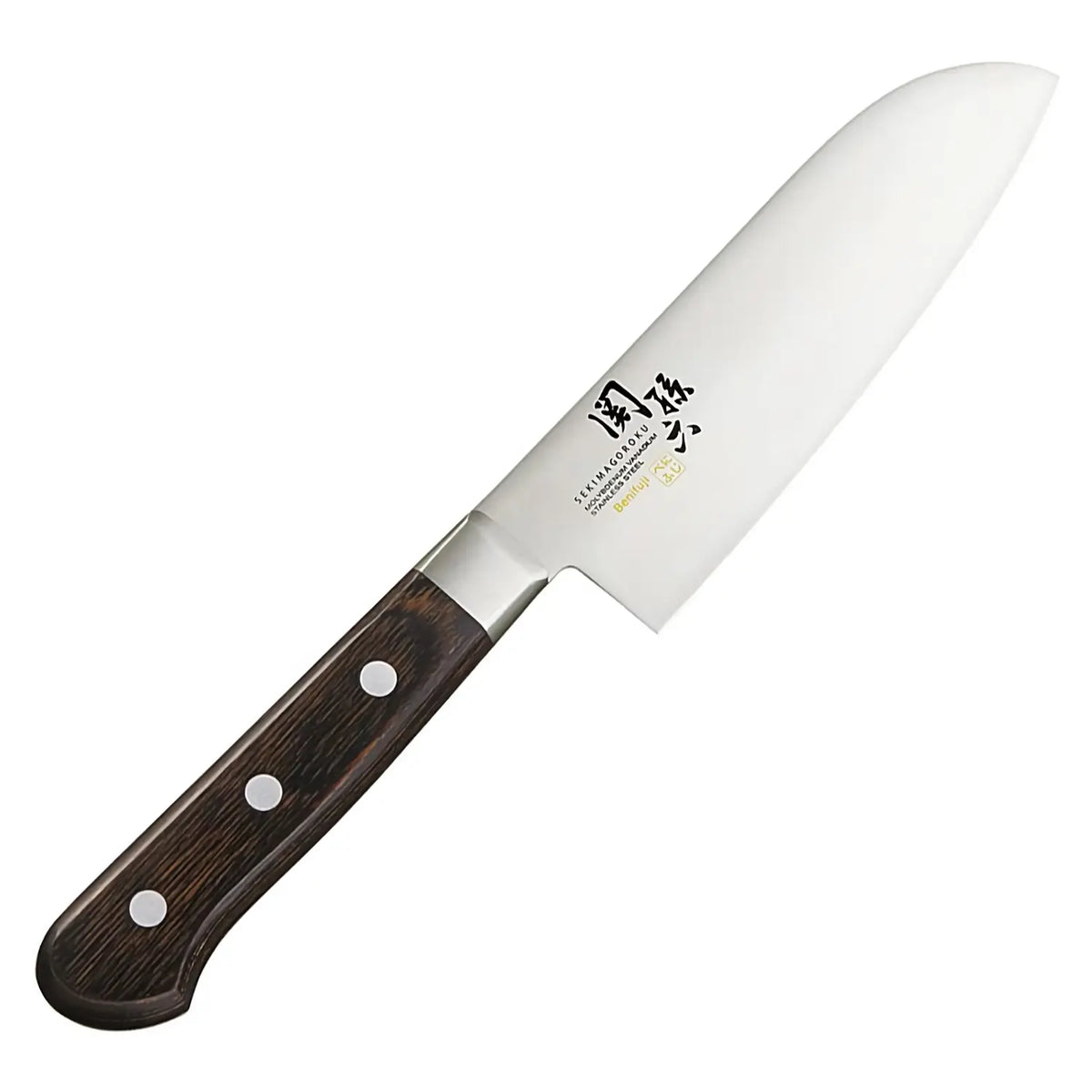 Seki Magoroku Benifuji Molybdenum Vanadium Stainless Steel Santoku Knife