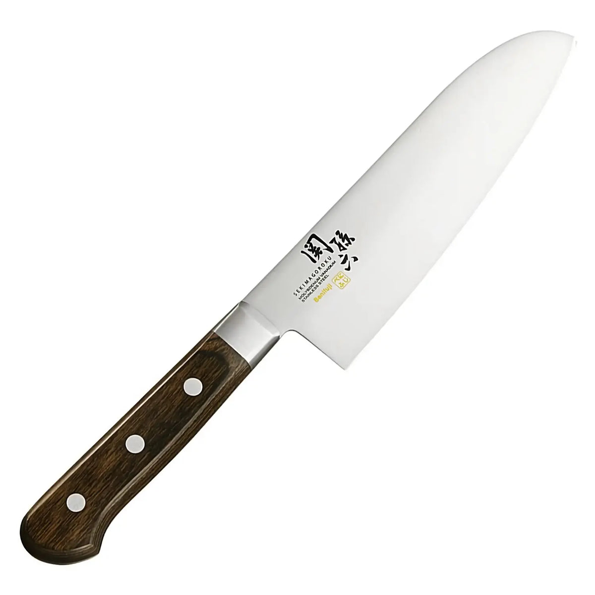 Seki Magoroku Benifuji Molybdenum Vanadium Stainless Steel Santoku Knife