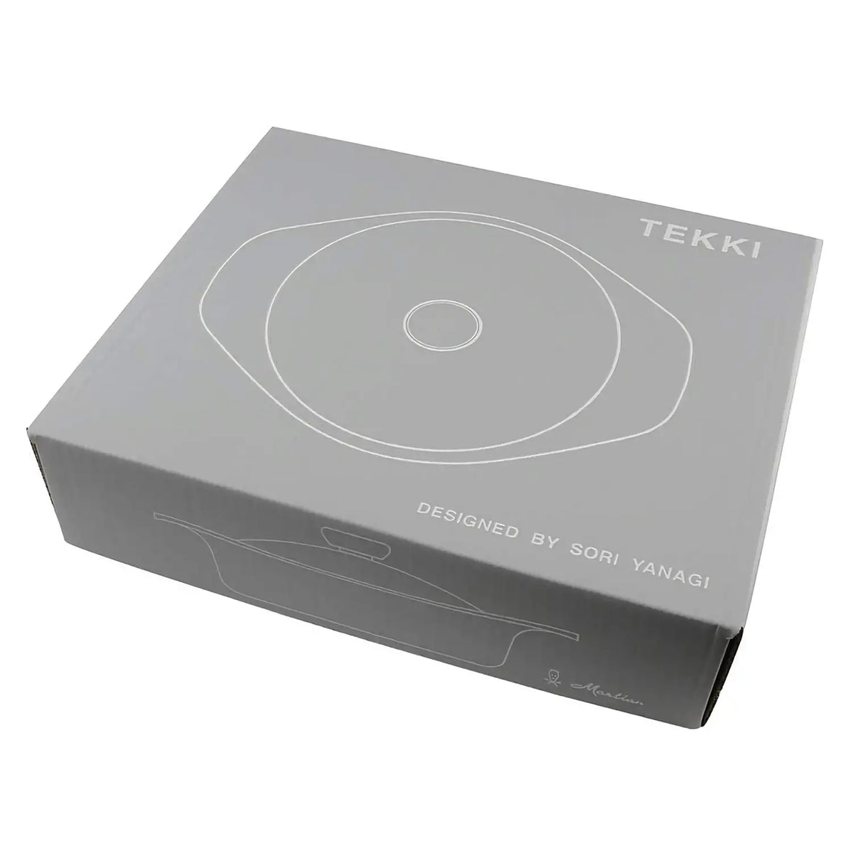 Sori Yanagi Cast Iron Induction Grill Pan 22cm with Stainless Steel Lid