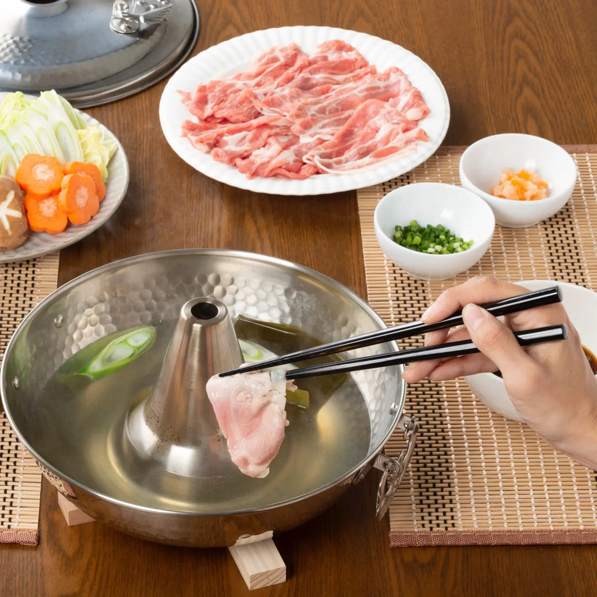 Takekoshi Stainless Steel Shabu Shabu Hot Pot Kiko