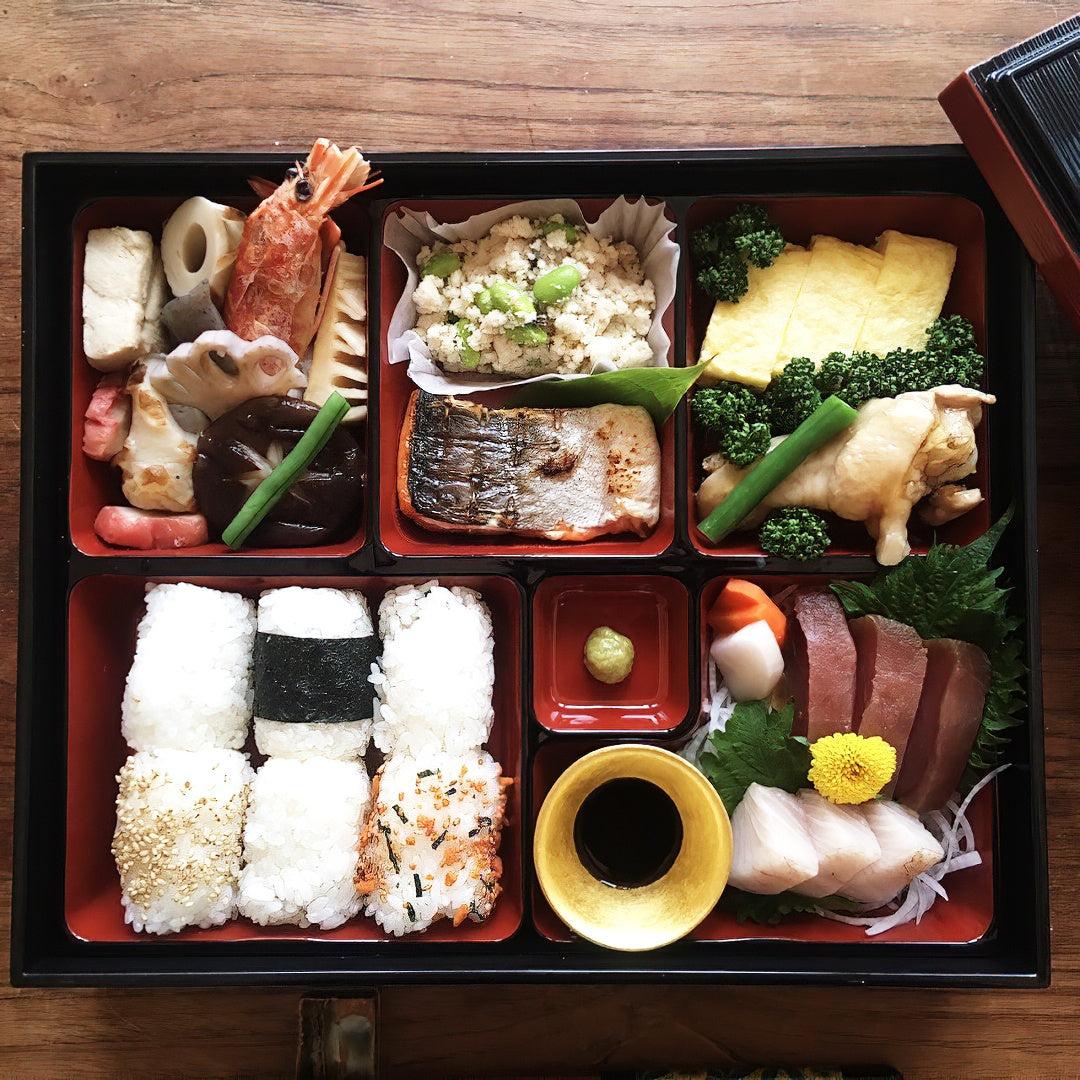 Wakaizumi Shikki ABS Resin 6-Divided Shokado Bento Box
