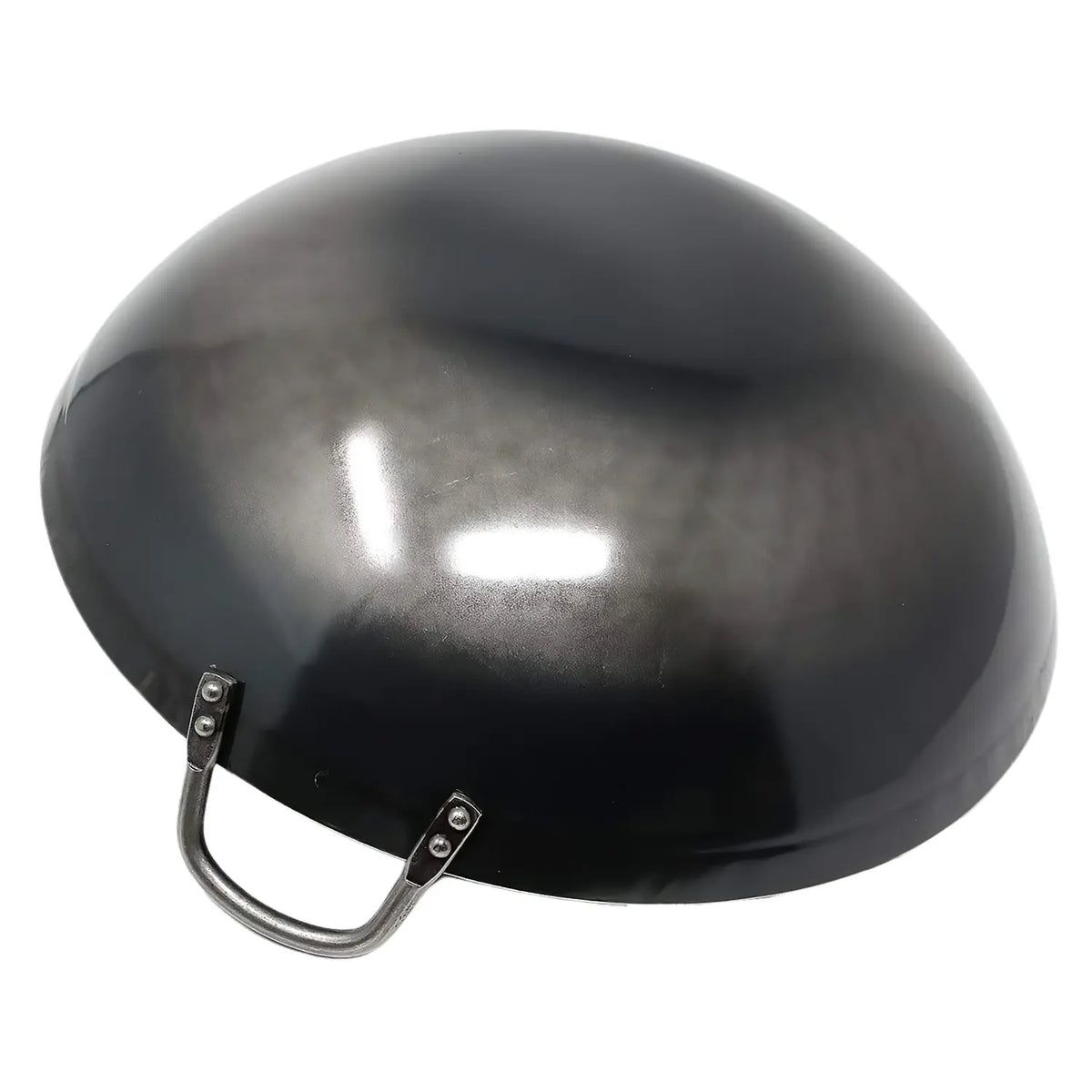 Yamada Hammered Iron Double-Handle Wok (1.6mm Thickness)