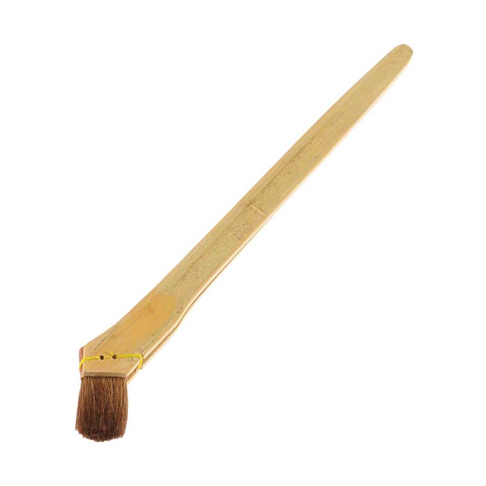 EBM Horse Hair Cooking Brush with Horizontal Bamboo Handle